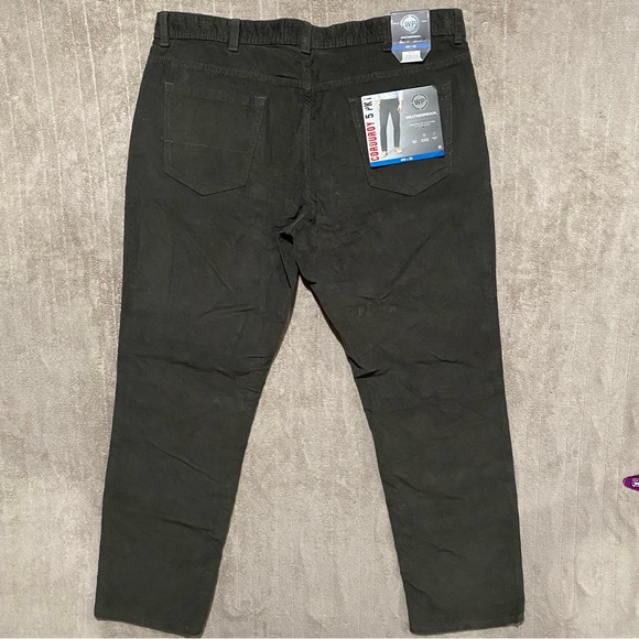 Lot of 2 NWT Weatherproof Vintage Men's Straight Corduroy Pants - Olive & Brown - Picture 4 of 14